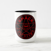 Space Hipsters 66,666 member coffee mug Tasse (Zentrum)