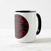 Space Hipsters 66,666 member coffee mug Tasse (VorderseiteRechts)
