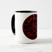 Space Hipsters 66.666 Mitglieder Kaffeetasse (Vorderseite Links)