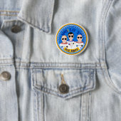 Space Hipsters Apollo 12 Button (Beispiel)