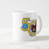 Space Hipsters® Apollo 50 Jumbo-Kaffee-Tasse (20 o Jumbo-Tasse (Vorderseite Rechts)