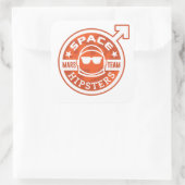 Space Hipsters® MARS TEAM 3" Sticker (Tasche)