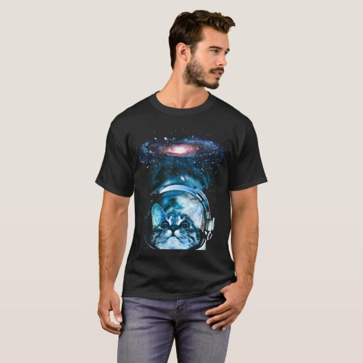Space house cat v2 T-Shirt (Vorne ganz)