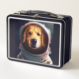 "Space Hund Lunch Box" Metall Brotdose