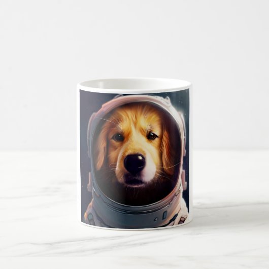Space Hund Tasse (Mittel)