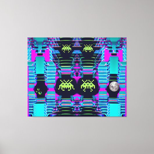 Space Invasion from the Tariff Kings Leinwanddruck (Vorderseite)