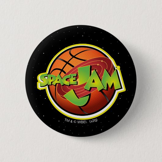 SPACE JAM™ Basketball-Logo Button (Vorderseite)