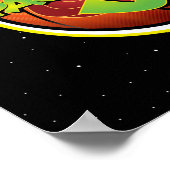 SPACE JAM™ Basketball-Logo Poster (Ecke)