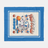SPACE JAM™ BUGS BUNNY™ #1 Basketball-Grafik Fleecedecke (Vorderseite (Horizontal))