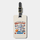 SPACE JAM™ BUGS BUNNY™ #1 Basketball-Grafik Gepäckanhänger (Vorderseite vertikal)