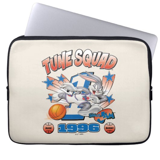 SPACE JAM™ BUGS BUNNY™ #1 Basketball-Grafik Laptopschutzhülle (Vorderseite)