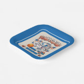 SPACE JAM™ BUGS BUNNY™ #1 Basketball-Grafik Pappteller (Gewinkelt)
