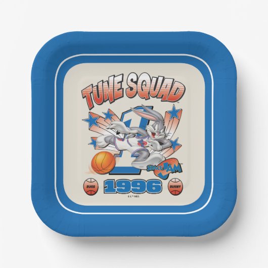 SPACE JAM™ BUGS BUNNY™ #1 Basketball-Grafik Pappteller (Vorderseite)