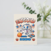SPACE JAM™ BUGS BUNNY™ #1 Basketball-Grafik Postkarte (Stehend Vorderseite)