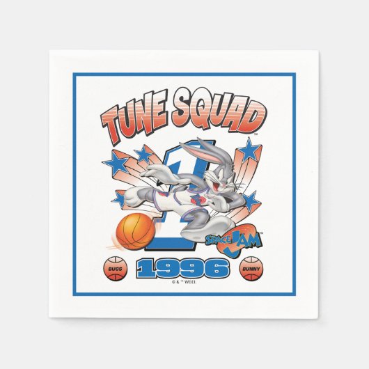 SPACE JAM™ BUGS BUNNY™ #1 Basketball-Grafik Serviette (Vorderseite)