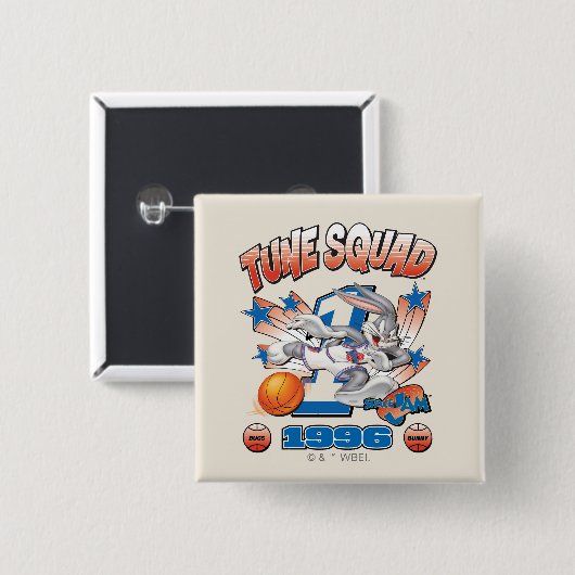 SPACE JAM™ BUGS BUNNY™ #1 Basketball Graphic Button (Vorne & Hinten)