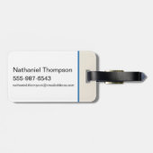 SPACE JAM™ BUGS BUNNY™ #1 Basketball Graphic Gepäckanhänger (Rückseite horizontal)