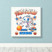 SPACE JAM™ BUGS BUNNY™ #1 Basketball Graphic Leinwanddruck (Insitu (Holzboden))