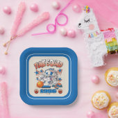 SPACE JAM™ BUGS BUNNY™ #1 Basketball Graphic Pappteller (Party)