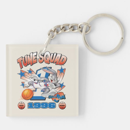 SPACE JAM™ BUGS BUNNY™ #1 Basketball Graphic Schlüsselanhänger (Rückseite)
