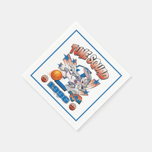 SPACE JAM™ BUGS BUNNY™ #1 Basketball Graphic Serviette (Ecke)
