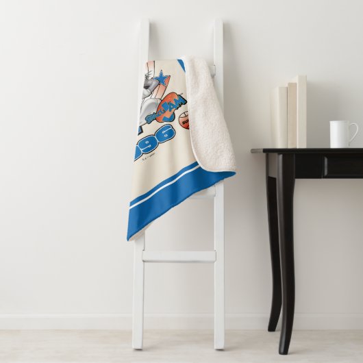 SPACE JAM™ BUGS BUNNY™ #1 Basketball Graphic Sherpadecke (Beispiel)