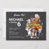 SPACE JAM™ Chalkboard Geburtstagseinladung Einladung (Vorderseite)