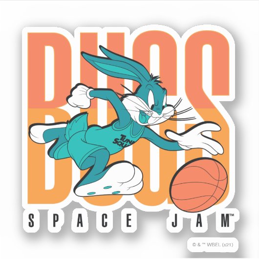 SPACE JAM: EIN NEUES LEGACY™ | BUGS BUNNY™ SPACE J AUFKLEBER (Vorderseite)