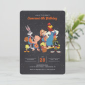 SPACE JAM: EIN NEUES LEGACY™ Chalkboard zum Geburt Einladung (Stehend Vorderseite)