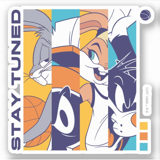 SPACE JAM: EIN NEUES LEGACY™ | TUNE SQUAD™ Bleibe Aufkleber (Vorderseite)