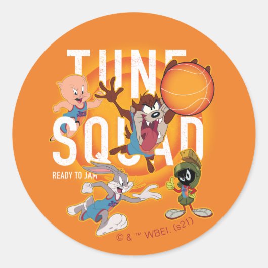 SPACE JAM: EIN NEUES LEGACY™ | TUNE SQUAD™ Dribble Runder Aufkleber (Vorderseite)