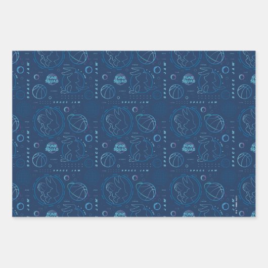 SPACE JAM: EIN NEUES LEGACY™ | TUNE SQUAD™ Muster Geschenkpapier Set (Vorderseite 2)