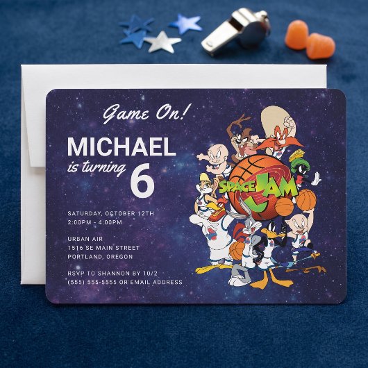 SPACE JAM™ Einladung zum Geburtstag