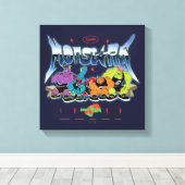 SPACE JAM™ Monstars 1996 Graphic Leinwanddruck (Insitu (Holzboden))