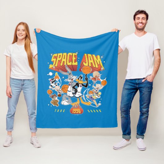 SPACE JAM™ TUNE SQUAD™ 1996 Grafik Fleecedecke (Beispiel)