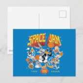 SPACE JAM™ TUNE SQUAD™ 1996 Grafik Postkarte (Vorne/Hinten)
