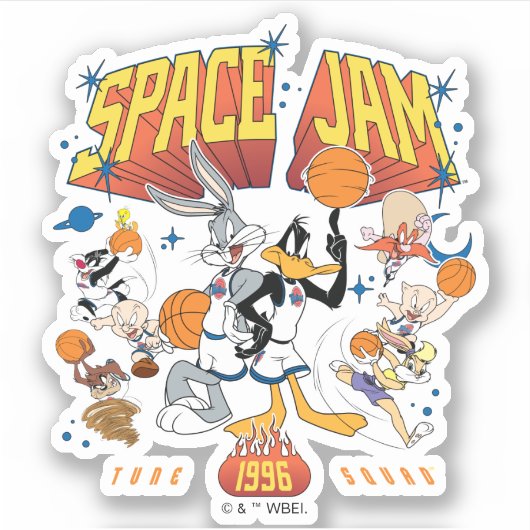 SPACE JAM™ TUNE SQUAD™ 1996 Graphic Aufkleber (Vorderseite)