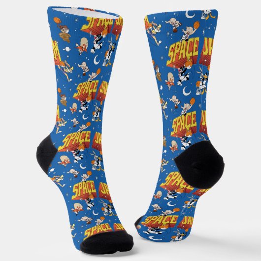 SPACE JAM™ TUNE SQUAD™ Outer Space Muster Socken (Gewinkelt)