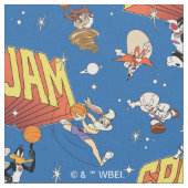 SPACE JAM™ TUNE SQUAD™ Outer Space Muster Stoff (Nahaufnahme)
