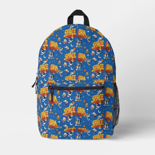 SPACE JAM™ TUNE SQUAD™ Outter Space Pattern Bedruckter Rucksack (Vorderseite)