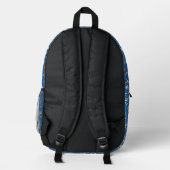 SPACE JAM™ TUNE SQUAD™ Outter Space Pattern Bedruckter Rucksack (Rückseite)