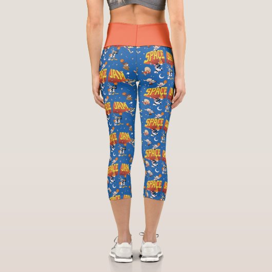 SPACE JAM™ TUNE SQUAD™ Outter Space Pattern Capri Leggings (Rückseite)