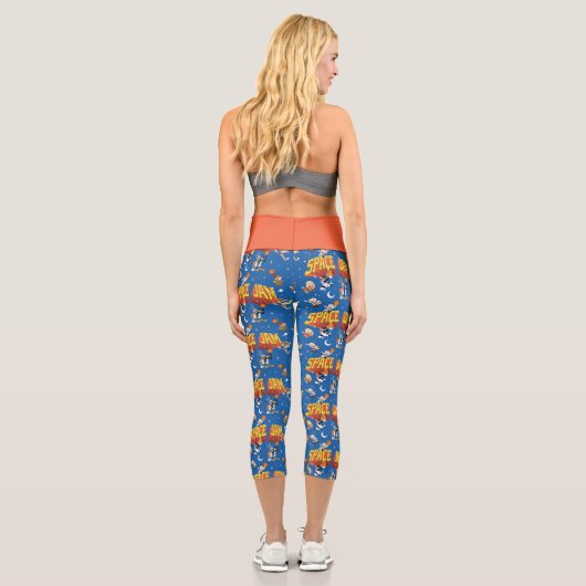 SPACE JAM™ TUNE SQUAD™ Outter Space Pattern Capri Leggings (Rückseite)