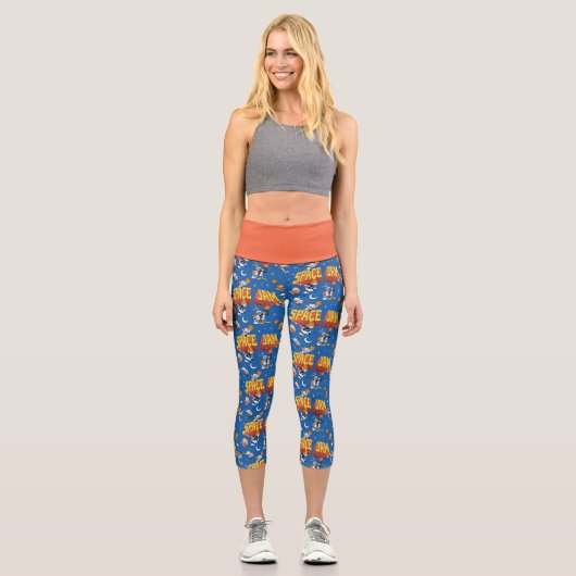 SPACE JAM™ TUNE SQUAD™ Outter Space Pattern Capri Leggings (Vorderseite)