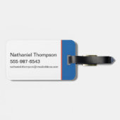 SPACE JAM™ TUNE SQUAD™ Outter Space Pattern Gepäckanhänger (Rückseite horizontal)