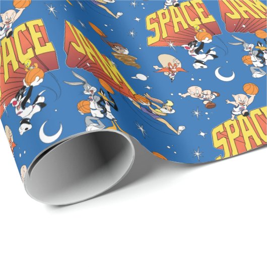 SPACE JAM™ TUNE SQUAD™ Outter Space Pattern Geschenkpapier (Rolleneckpunkt)