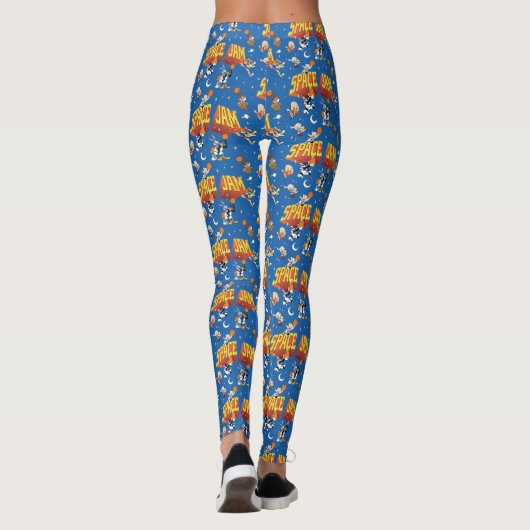 SPACE JAM™ TUNE SQUAD™ Outter Space Pattern Leggings (Rückseite)