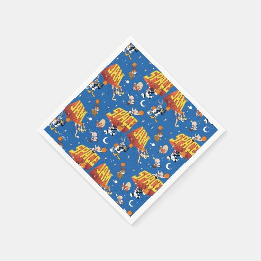 SPACE JAM™ TUNE SQUAD™ Outter Space Pattern Serviette (Ecke)