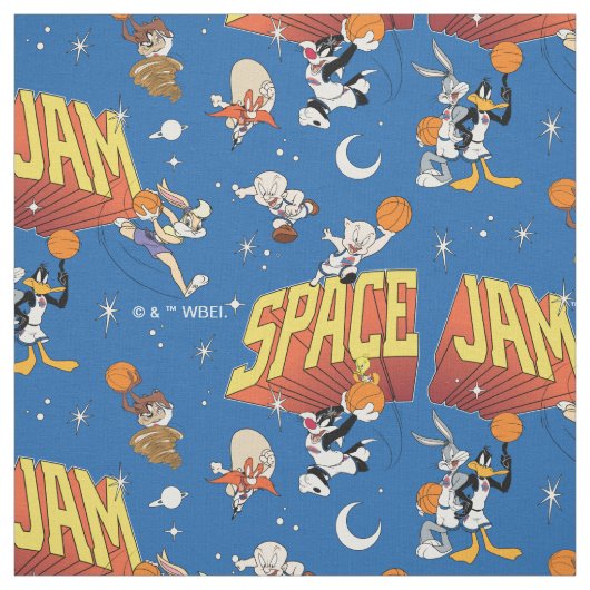 SPACE JAM™ TUNE SQUAD™ Outter Space Pattern Stoff (Muster)