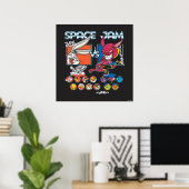 SPACE JAM™ TUNE SQUAD™ VS Monstars Mannschaftsgraf Poster (Heimbüro)